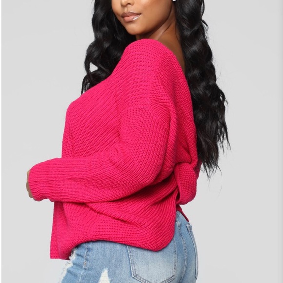 NWT Fashion Nova Knot Sweater - Picture 2 of 4